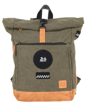 Load the image into the gallery, Sac à Dos Tendance 24H - Kaki, Personnalisable et Confortable avec Patch - LÉGENDE