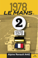 Load the image into the gallery, <transcy>24H LEGENDE - Pack of 4 repositionable embroidered patches - 1978</transcy>