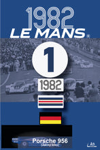 Load the image into the gallery, <transcy>24H LEGENDE - Pack of 4 repositionable embroidered patches - 1982</transcy>