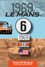 Load the image into the gallery, <transcy>24H LEGENDE - Pack of 4 repositionable embroidered patches - 1969</transcy>