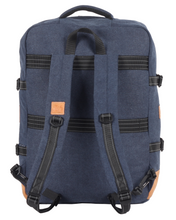 Load the image into the gallery, Sac de Voyage Cabine 24H - Bleu, Personnalisable et Chic en Coton avec Patch - LÉGENDE