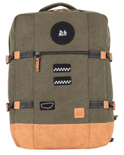 Charger l'image dans la galerie, Sac de Voyage Cabine 24H - Kaki, Personnalisable et Chic en Coton avec Patch - LÉGENDE