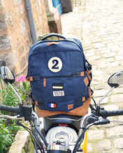 Charger l'image dans la galerie, Sac de Voyage Cabine 24H - Bleu, Personnalisable et Chic en Coton avec Patch - LÉGENDE