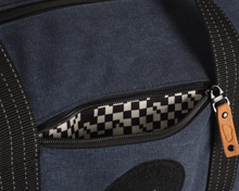 Load the image into the gallery, Sac de Voyage Polochon 24H - Bleu, Personnalisable et Élégant en Coton avec Patch - LÉGENDE