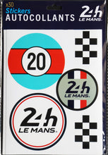 Load the image into the gallery, <transcy>24H LEGENDE - Pack of 5 repositionable sticker sheets - 2000</transcy>