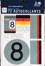 Load the image into the gallery, <transcy>24H LEGENDE - Pack of 5 repositionable sticker sheets - 2000</transcy>