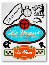 Load the image into the gallery, <transcy>24H LEGENDE - Pack of 5 repositionable sticker sheets - 2000</transcy>