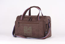 Load the image into the gallery, Sac de Voyage 24H - Marron, Effet Nubuc et Raffiné 45 x 32 x 28 cm - CENTENAIRE