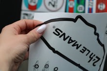 Load the image into the gallery, <transcy>24H LEGENDE - Pack of 5 repositionable sticker sheets - 2000</transcy>