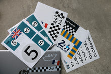 Load the image into the gallery, <transcy>24H LEGENDE - Pack of 5 repositionable sticker sheets - 1959</transcy>