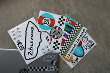 Load the image into the gallery, <transcy>24H LEGENDE - Pack of 5 repositionable sticker sheets - 2000</transcy>
