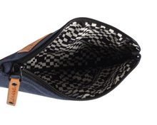 Charger l'image dans la galerie, Pochette Trousse 24H - Bleue, Pratique en Coton 22 x 15 cm - LÉGENDE