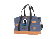 Charger l'image dans la galerie, Sac de Voyage Week-end 24H - Bleu, Personnalisable et Raffiné en Coton avec Patch - LÉGENDE