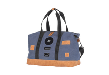 Charger l'image dans la galerie, Sac de Voyage Week-end 24H - Bleu, Personnalisable et Raffiné en Coton avec Patch - LÉGENDE
