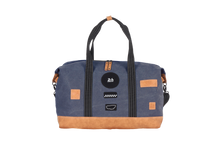 Load the image into the gallery, Sac de Voyage Week-end 24H - Bleu, Personnalisable et Raffiné en Coton avec Patch - LÉGENDE