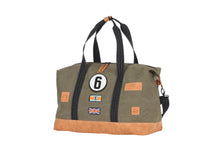 Load the image into the gallery, Sac de Voyage Week-end 24H - Kaki, Personnalisable et Raffiné en Coton avec Patch - LÉGENDE