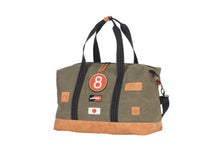 Load the image into the gallery, Sac de Voyage Week-end 24H - Kaki, Personnalisable et Raffiné en Coton avec Patch - LÉGENDE