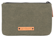 Charger l'image dans la galerie, Pochette Trousse 24H - Kaki, Pratique en Coton 22 x 15 cm - LÉGENDE