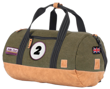 Charger l'image dans la galerie, Sac de Voyage Polochon 24H - Kaki, Personnalisable et Élégant en Coton avec Patch - LÉGENDE