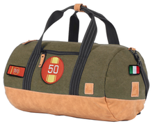 Charger l'image dans la galerie, Sac de Voyage Polochon 24H - Kaki, Personnalisable et Élégant en Coton avec Patch - LÉGENDE