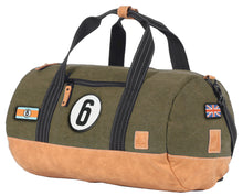 Charger l'image dans la galerie, Sac de Voyage Polochon 24H - Kaki, Personnalisable et Élégant en Coton avec Patch - LÉGENDE