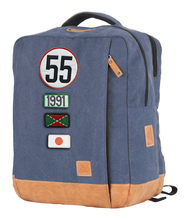 Charger l'image dans la galerie, Sac à Dos Multimédia 24H - Bleu, Personnalisable et Pratique avec Patch - LÉGENDE