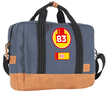 Charger l'image dans la galerie, Sacoche Multimédia 24H - Bleue, Personnalisable pour Ordinateur avec Patch - LÉGENDE