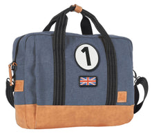 Charger l'image dans la galerie, Sacoche Multimédia 24H - Bleue, Personnalisable pour Ordinateur avec Patch - LÉGENDE