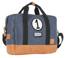 Charger l'image dans la galerie, Sacoche Multimédia 24H - Bleue, Personnalisable pour Ordinateur avec Patch - LÉGENDE
