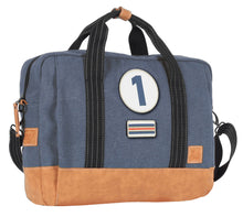 Charger l'image dans la galerie, Sacoche Multimédia 24H - Bleue, Personnalisable pour Ordinateur avec Patch - LÉGENDE