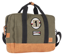 Charger l'image dans la galerie, Sacoche Multimédia 24H - Kaki, Personnalisable pour Ordinateur avec Patch - LÉGENDE