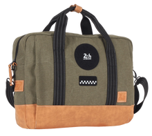 Charger l'image dans la galerie, Sacoche Multimédia 24H - Kaki, Personnalisable pour Ordinateur avec Patch - LÉGENDE