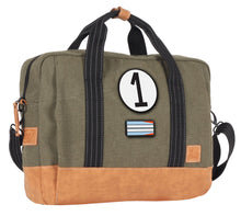 Charger l'image dans la galerie, Sacoche Multimédia 24H - Kaki, Personnalisable pour Ordinateur avec Patch - LÉGENDE