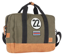 Charger l'image dans la galerie, Sacoche Multimédia 24H - Kaki, Personnalisable pour Ordinateur avec Patch - LÉGENDE