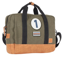 Charger l'image dans la galerie, Sacoche Multimédia 24H - Kaki, Personnalisable pour Ordinateur avec Patch - LÉGENDE