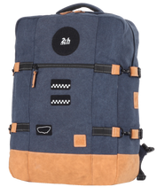 Charger l'image dans la galerie, Sac de Voyage Cabine 24H - Bleu, Personnalisable et Chic en Coton avec Patch - LÉGENDE