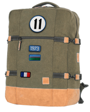 Charger l'image dans la galerie, Sac de Voyage Cabine 24H - Kaki, Personnalisable et Chic en Coton avec Patch - LÉGENDE