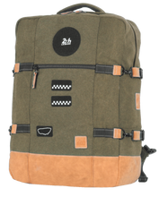 Charger l'image dans la galerie, Sac de Voyage Cabine 24H - Kaki, Personnalisable et Chic en Coton avec Patch - LÉGENDE