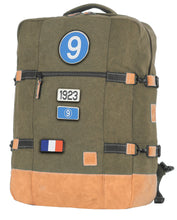 Charger l'image dans la galerie, Sac de Voyage Cabine 24H - Kaki, Personnalisable et Chic en Coton avec Patch - LÉGENDE