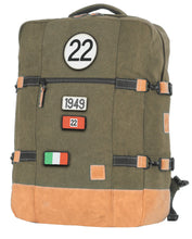 Charger l'image dans la galerie, Sac de Voyage Cabine 24H - Kaki, Personnalisable et Chic en Coton avec Patch - LÉGENDE