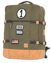 Charger l'image dans la galerie, Sac de Voyage Cabine 24H - Kaki, Personnalisable et Chic en Coton avec Patch - LÉGENDE