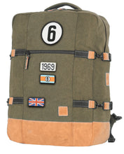 Charger l'image dans la galerie, Sac de Voyage Cabine 24H - Kaki, Personnalisable et Chic en Coton avec Patch - LÉGENDE