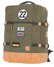 Charger l'image dans la galerie, Sac de Voyage Cabine 24H - Kaki, Personnalisable et Chic en Coton avec Patch - LÉGENDE