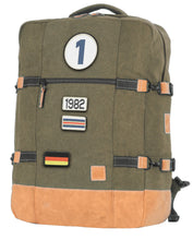 Charger l'image dans la galerie, Sac de Voyage Cabine 24H - Kaki, Personnalisable et Chic en Coton avec Patch - LÉGENDE