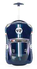 Load the image into the gallery, <transcy>24H BOLIDE - Blue children's trolley case</transcy>