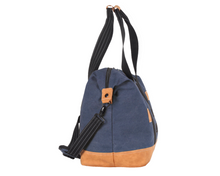 Charger l'image dans la galerie, Sac de Voyage Week-end 24H - Bleu, Personnalisable et Raffiné en Coton avec Patch - LÉGENDE