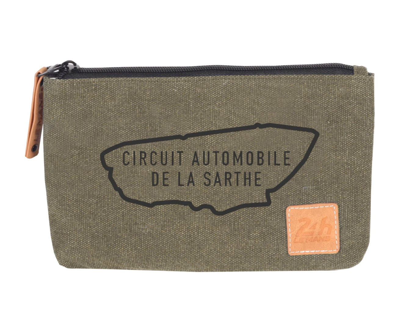Pochette Trousse 24H - Kaki, Pratique en Coton 22 x 15 cm - LÉGENDE