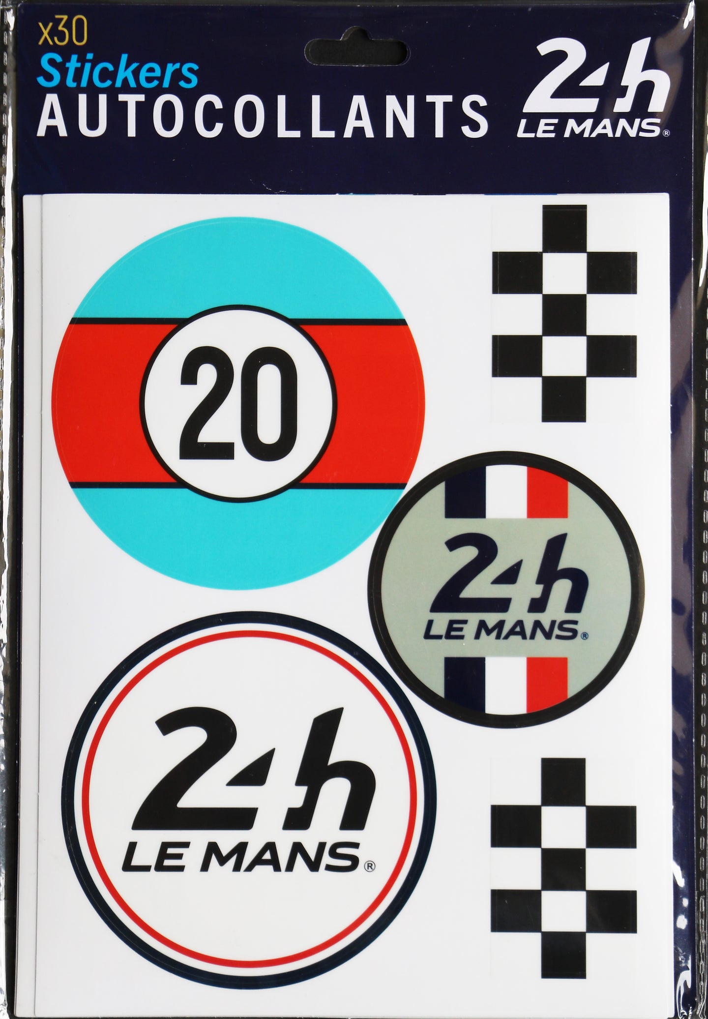 <transcy>24H LEGENDE - Pack of 5 repositionable sticker sheets - 2000</transcy>