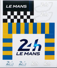 Load the image into the gallery, &lt;transcy&gt;24H LEGENDE - Pack of 5 repositionable sticker sheets - 1971&lt;/transcy&gt;
