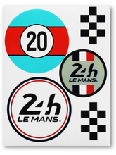 Load the image into the gallery, &lt;transcy&gt;24H LEGENDE - Pack of 5 repositionable sticker sheets - 2000&lt;/transcy&gt;
